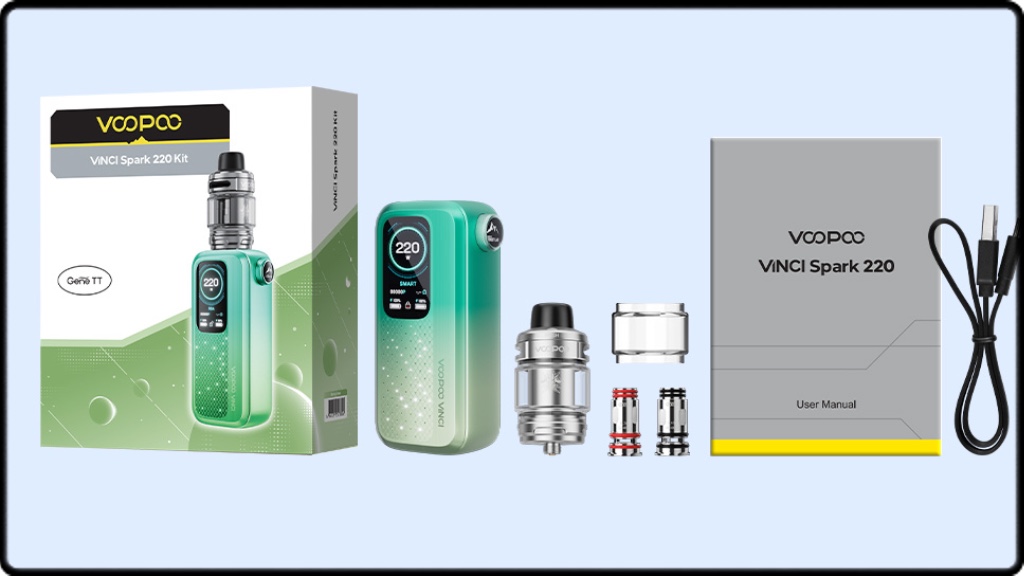 Le contenu du kit Vinci Spark 220